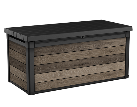 PRE ORDER: OCT. - Keter Signature 570L Storage Box - Walnut Look