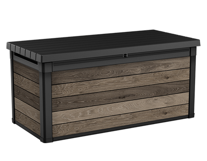 PRE ORDER: OCT. - Keter Signature 570L Storage Box - Walnut Look