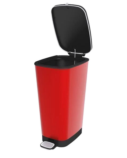 PRE ORDER: SEP. - Curver Chic 35L Pedal Bin  - Red