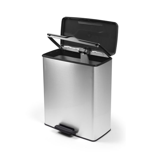 PRE ORDER: OCT. - Curver Deco Pedal Bin - 65L - Steel Look