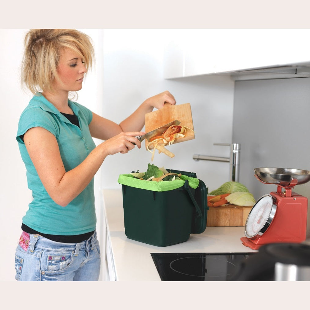 245L MAZE Compost Tumbler (Mega Bundle, 7L Caddy)