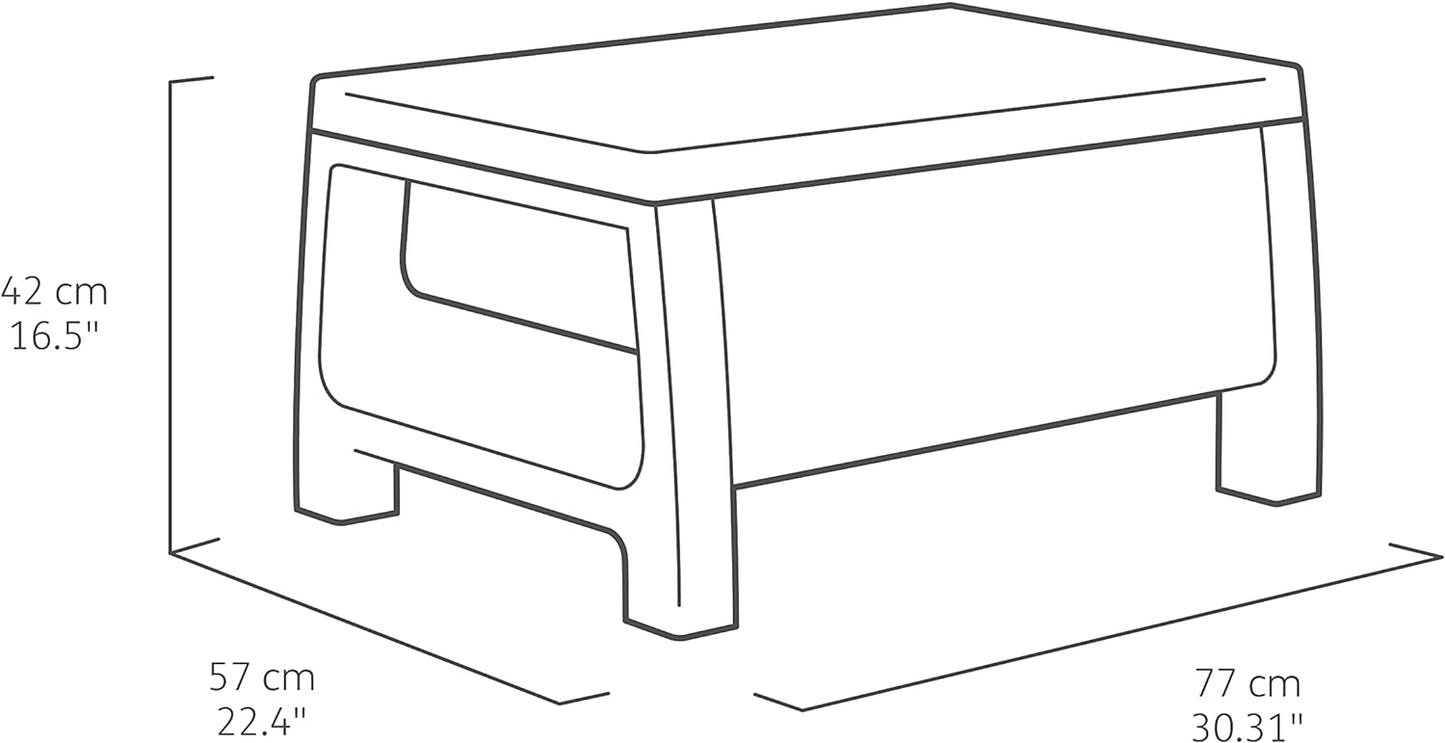 Keter Corfu Corner Lounge Set