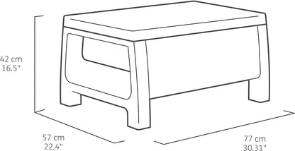 Keter Corfu Corner Lounge Set