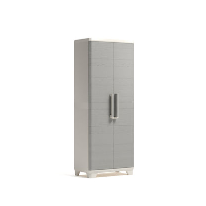 Linear Wood Tall Cabinet