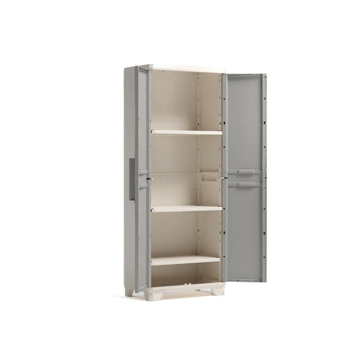 Linear Wood Tall Cabinet