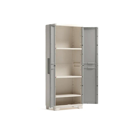 Linear Wood Tall Cabinet