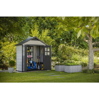 Keter Oakland Garden Shed 754 (2.1 x 1.2m) - mazeproducts
