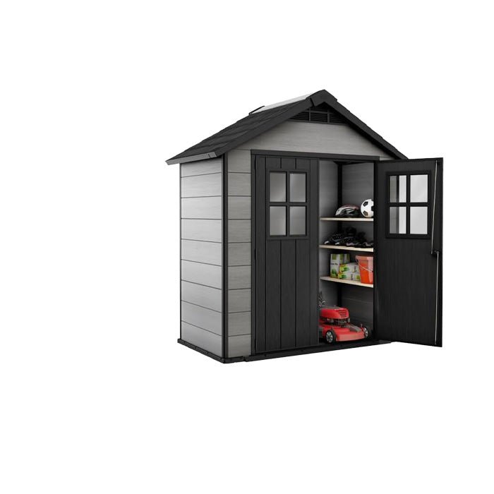 Keter Oakland Garden Shed 754 (2.1 x 1.2m) - mazeproducts