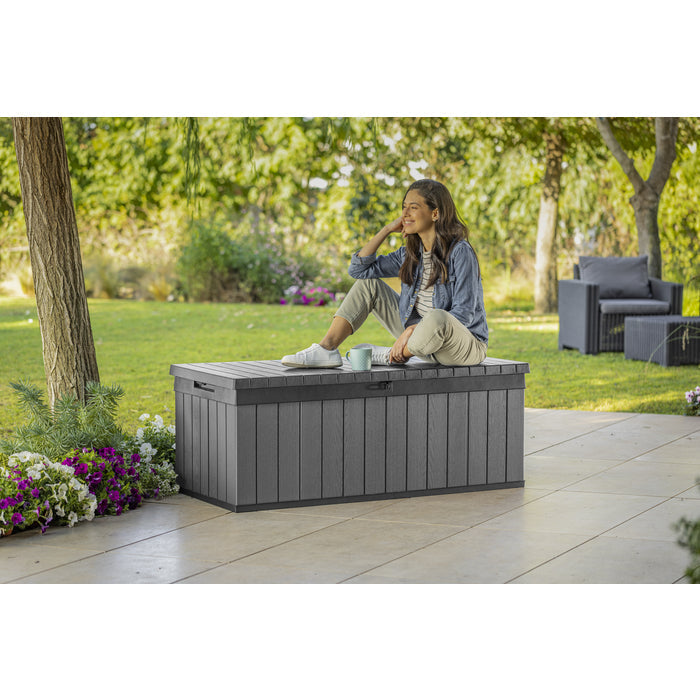 Keter Darwin 380L Storage Box - Grey