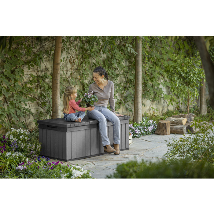 Keter Darwin 380L Storage Box - Grey