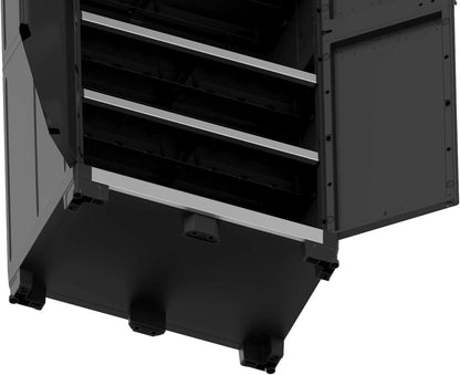 2 x Keter XL Garage Tall Storage Cabinets
