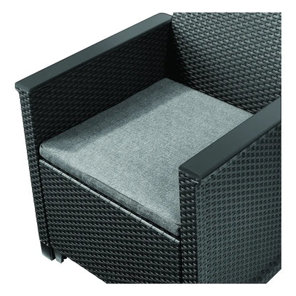 Keter Elodie Balcony Set - Graphite