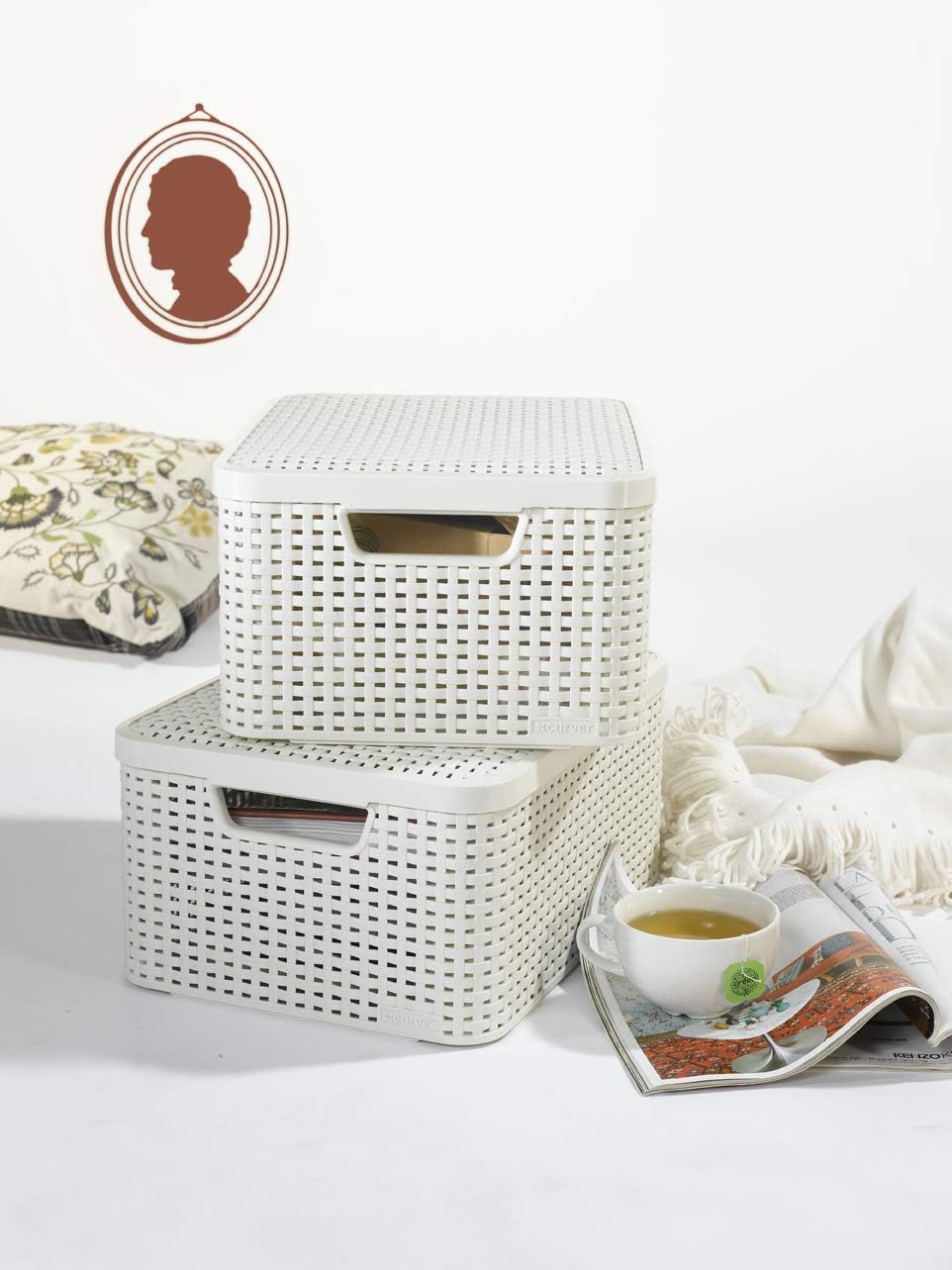 Curver Style Storage Box Set (S+M+L)