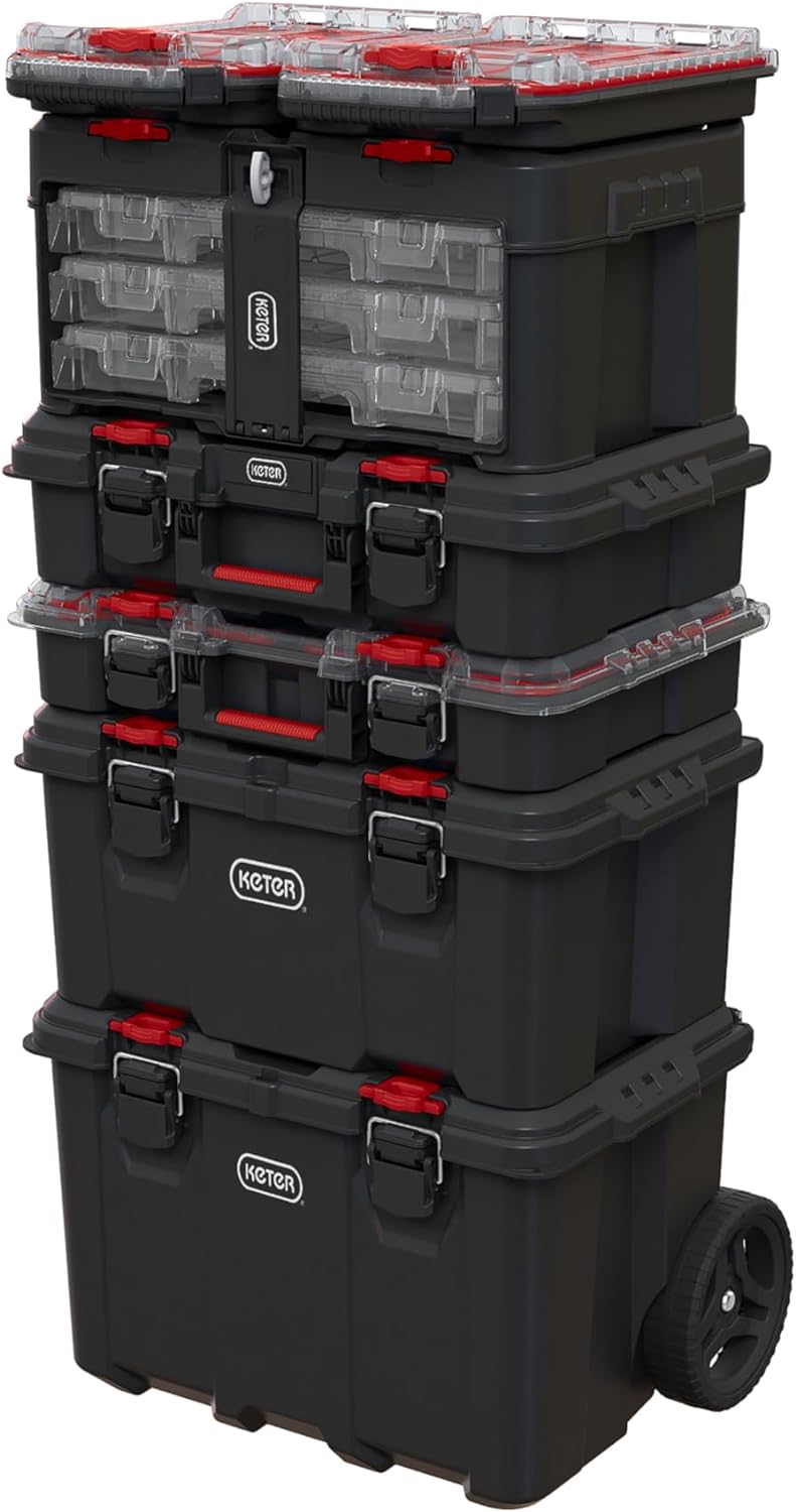 Keter STACK N’ ROLL 3-Set Organizer