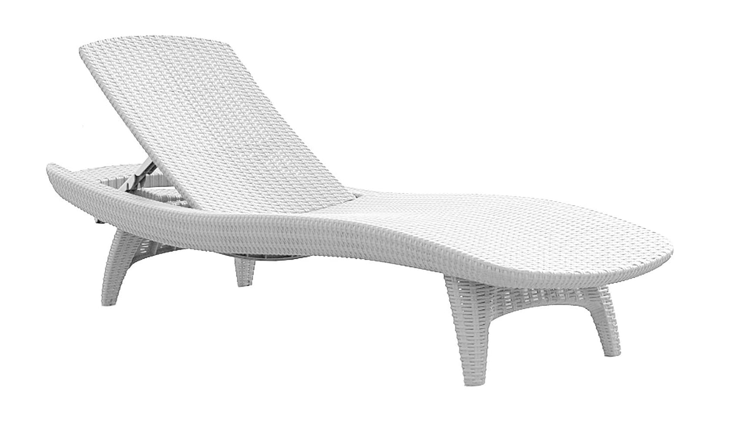 Keter Pacific Sun Loungers White