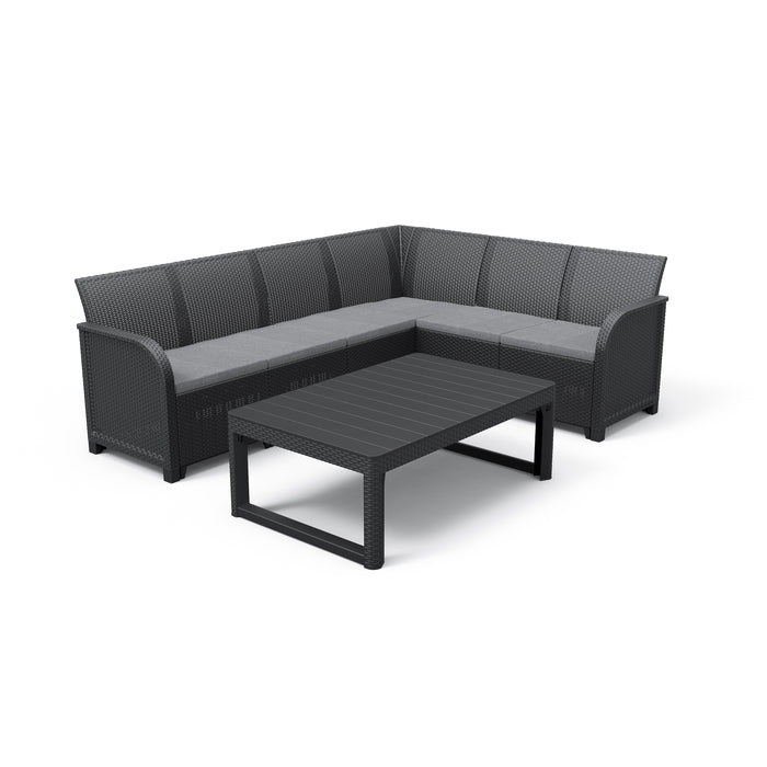 Rosalie Corner Set + Lyon Table