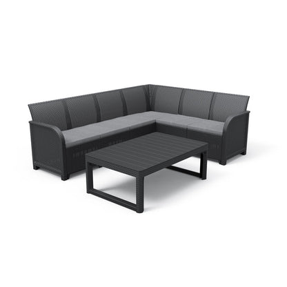 Rosalie Corner Set + Lyon Table