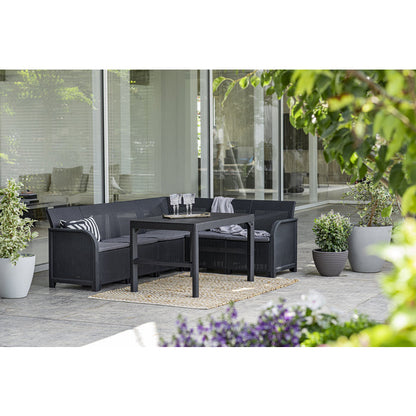 Rosalie Corner Set + Lyon Table