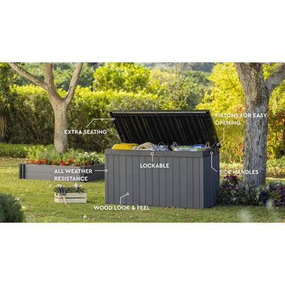 Keter Darwin 570L Storage Box - Grey
