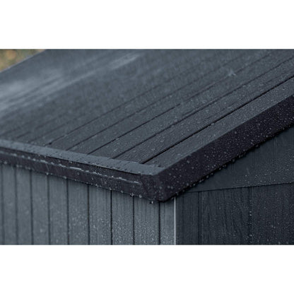 PRE ORDER: SEP. - Keter Darwin 6x4 Garden Shed - Grey (1.9 x 1.2m)