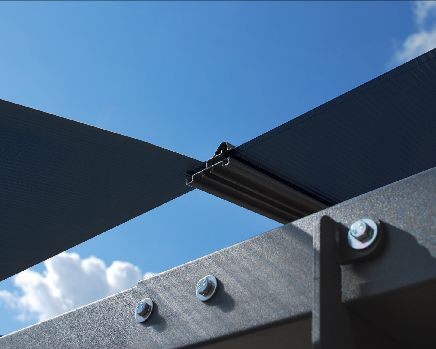 Alpine Carport 3.6m x 10.6m - Grey Frame With Grey Roof