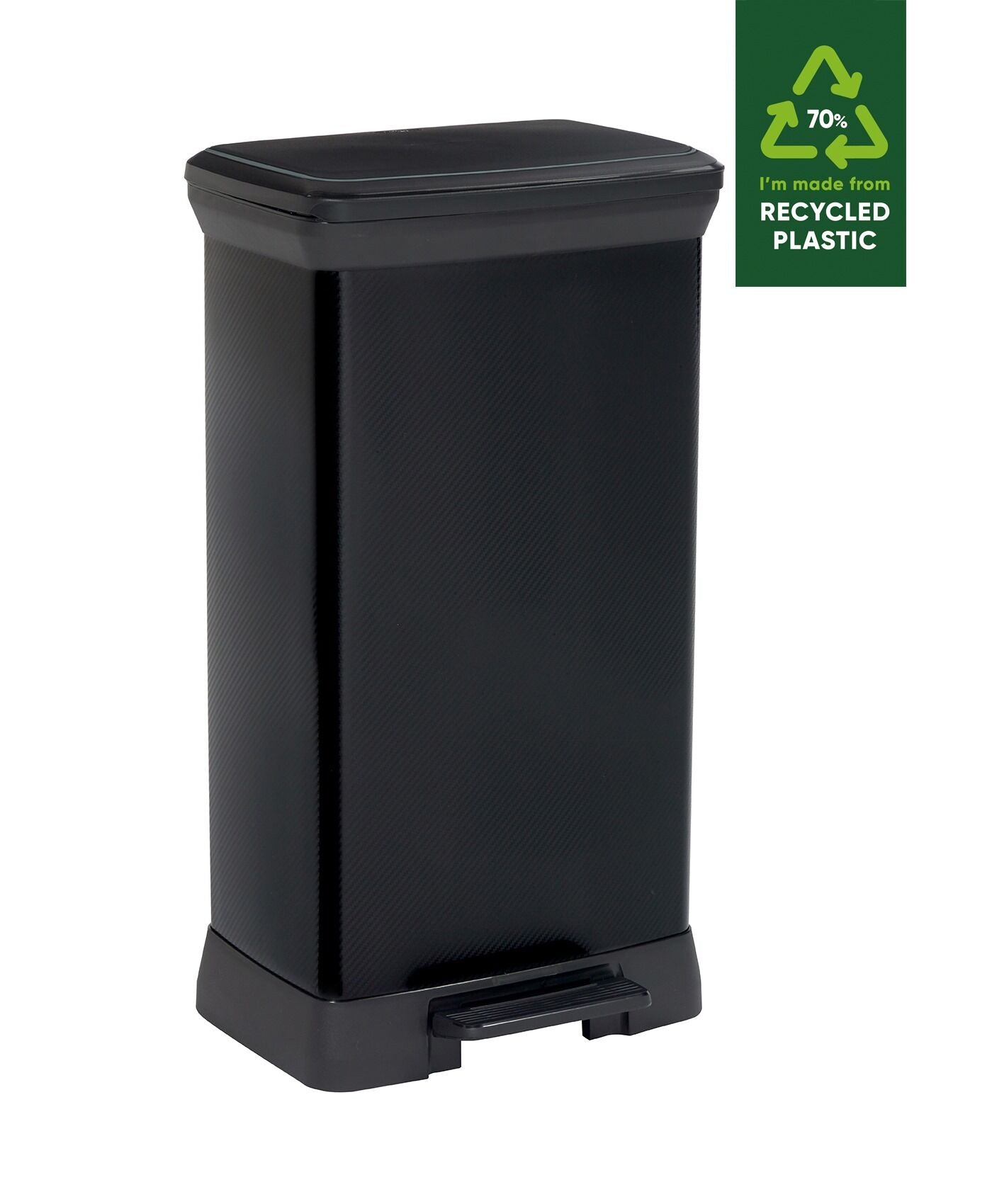 PRE ORDER: OCT. - Curver Deco Pedal Bin - 50L - Black