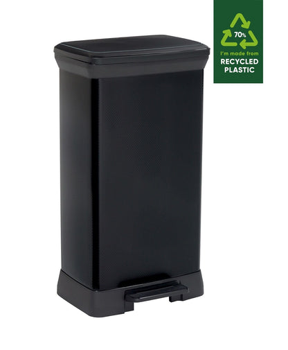 PRE ORDER: OCT. - Curver Deco Pedal Bin - 50L - Black