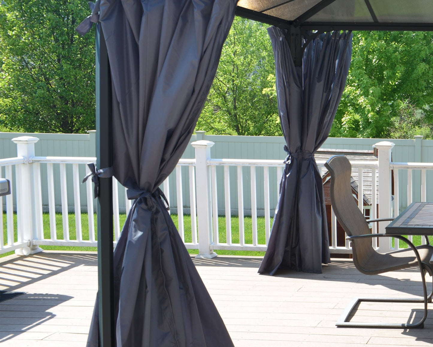 Curtain Set for 3 - 4 m. Garden Gazebo - mazeproducts
