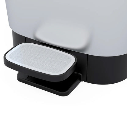 PRE ORDER: OCT. - Curver Chic 10L Pedal Bin - Steel Look