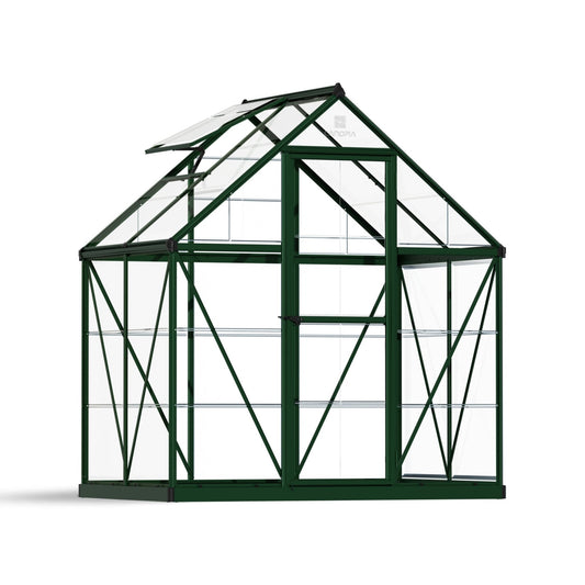 6' x 4' Harmony Greenhouse (1.9m x 1.3m) Green Frame - mazeproducts