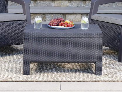 PRE ORDER: OCT. - Keter Corfu 4 Seater Storage Lounge Set