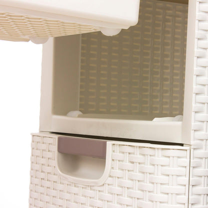 Curver Style Storage 4 Drawer Set - White (14L)