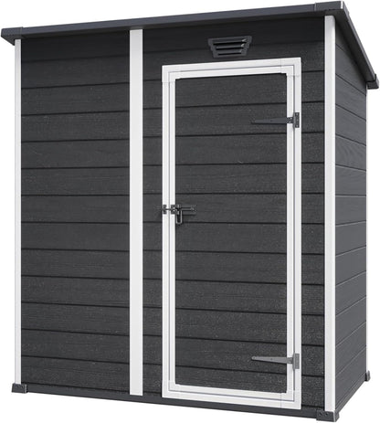 PRE ORDER: OCT. - Manor Pent Essential 6x4 Garden Shed - Dark Grey (1.8 x 1.1m)