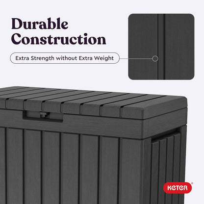 Keter Kentwood 190L Storage Box- Graphite