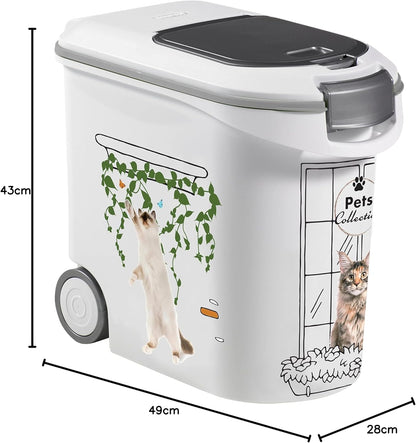 Curver 35L/12kg Pet food Storage Container - Cats