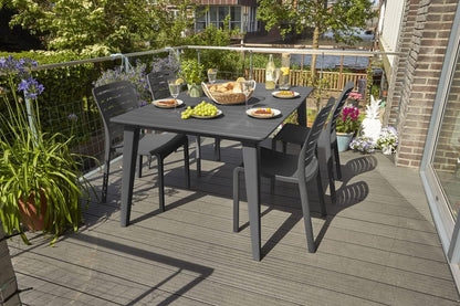 Keter Lima Dining Table - Graphite