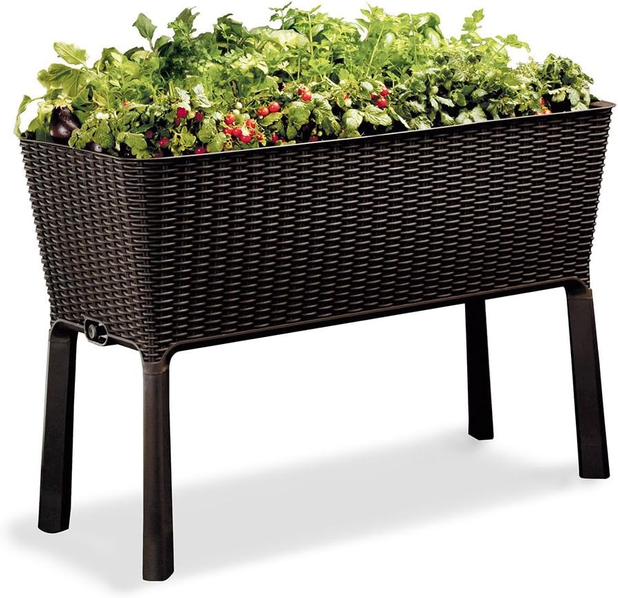 Keter Easy Grow Planter- Brown
