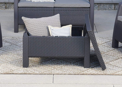 PRE ORDER: OCT. - Keter Corfu 4 Seater Storage Lounge Set