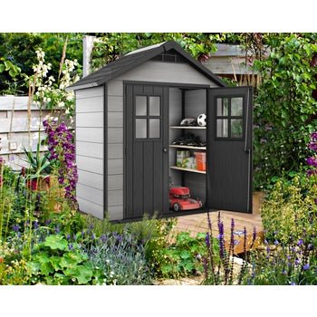 Keter Oakland Garden Shed 754 (2.1 x 1.2m) - mazeproducts
