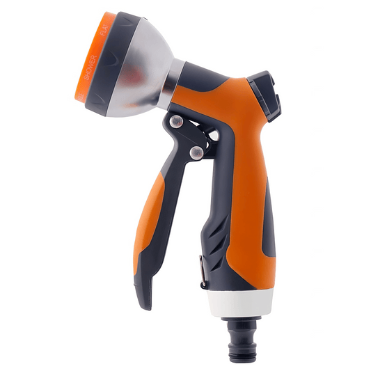 7 Pattern Metal Hose Gun (Soft Coated) - 12mm - mazeproducts