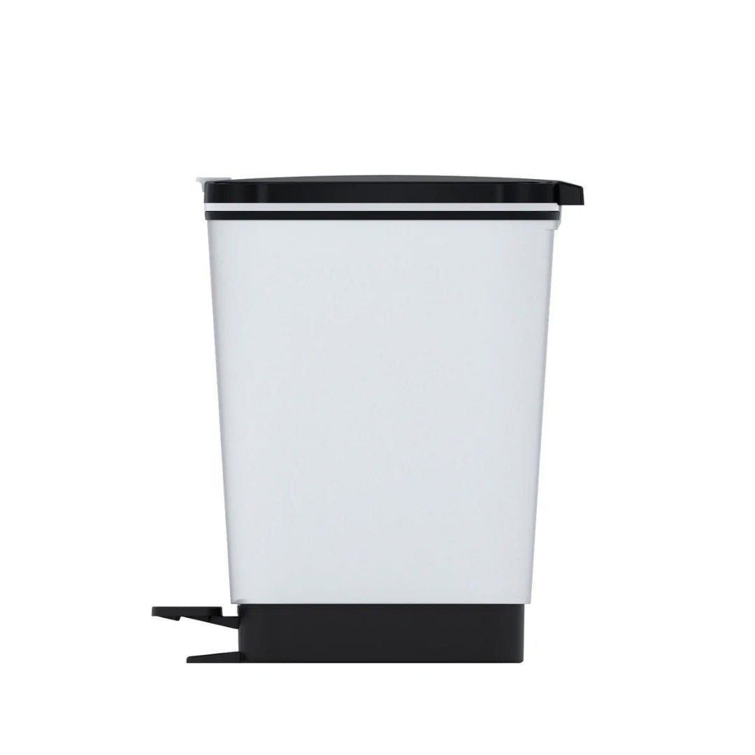 Curver Chic 35L Pedal Bin - Steel Look - mazeproducts