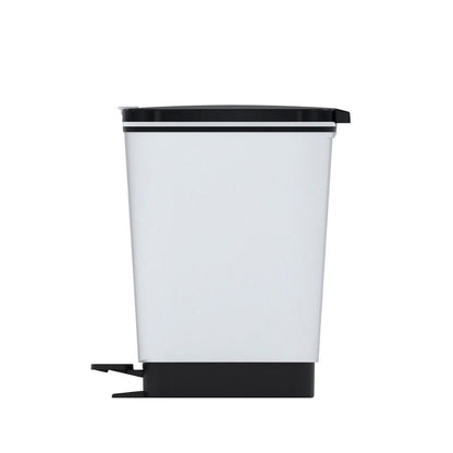 Curver Chic 35L Pedal Bin - Steel Look - mazeproducts