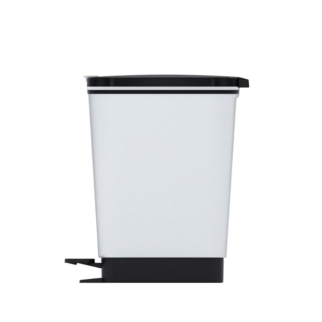 PRE ORDER: OCT. - Curver Chic 10L Pedal Bin - Steel Look