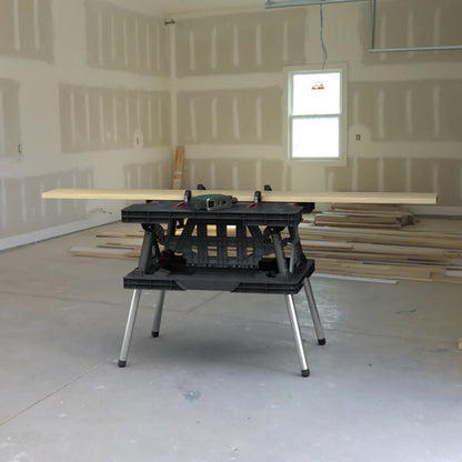Keter Folding Work Table with Clamps