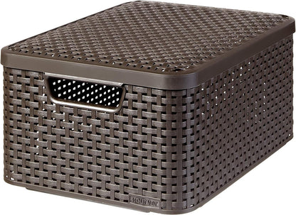 Curver Style Storage Box Set (S+M+L) - Brown