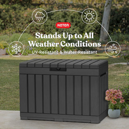 Keter Kentwood 190L Storage Box- Graphite