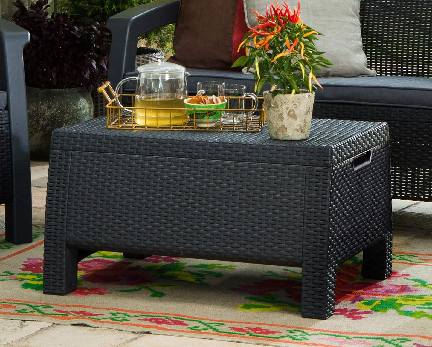 Keter Corfu 100L Storage Table
