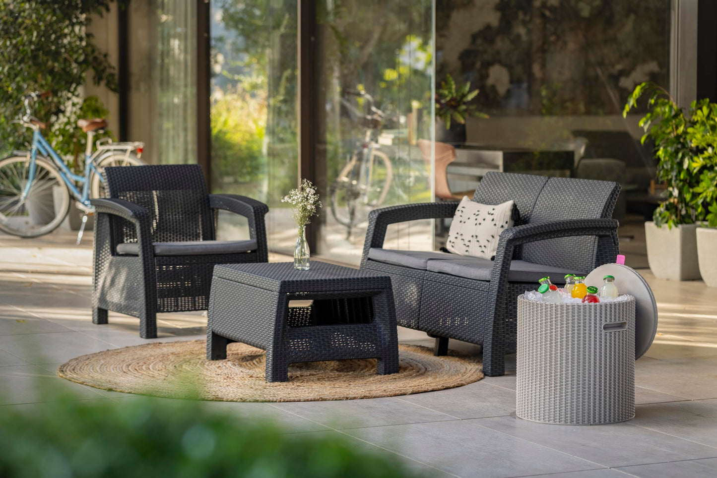 PRE ORDER: OCT. - Keter Corfu 2 Seater Sofa