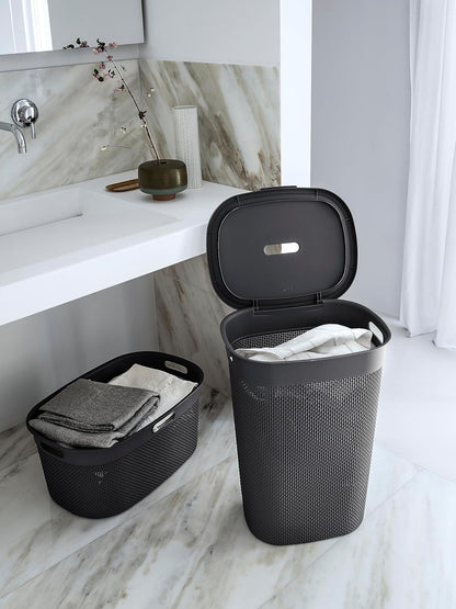 KIS Filo Laundry Hamper - Dark Grey