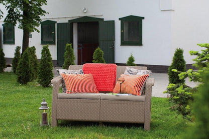Keter Corfu 4 Seater Lounge Set - Cappuccino